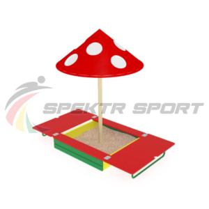 Купить Песочница с крышкой и грибком ИО 512 в Кирсанове 