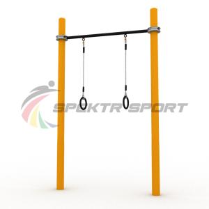 Купить Турник классический для занятий Воркаут с кольцами SP WRK-07 + Rings_76mm в Кирсанове 