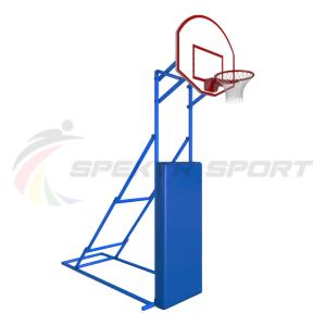 Купить Стойка стритбольная складная с фанерным щитом, кольцом, сеткой и защитой Street в Кирсанове 