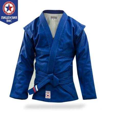 Купить Куртка для самбо "Атака"  ВФС (подкладка, пояс) р 50-60 в Кирсанове 