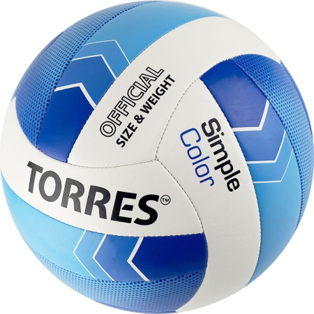Купить Мяч волейбольный Torres Simple Color любительский р.5 в Кирсанове 